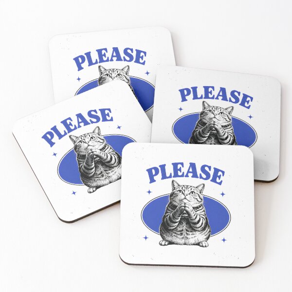 Item preview, Please Cat Funny Sarcastic Cat Lover Design designed and sold by ChaoticCatIlust.