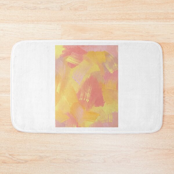 Item preview, Blush & Buttercream – Original Abstract Oil Painting designed and sold by LaurenOliverArt.