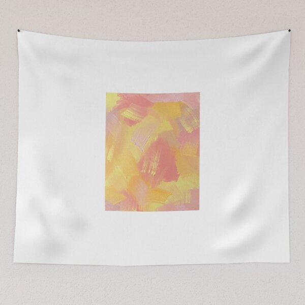 Item preview, Blush & Buttercream – Original Abstract Oil Painting designed and sold by LaurenOliverArt.