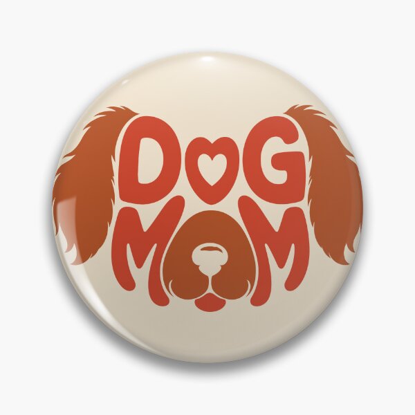 Item preview, Dog Mom - Ruby Cavalier King Charles Spaniel Typography designed and sold by Kaurisdigital.