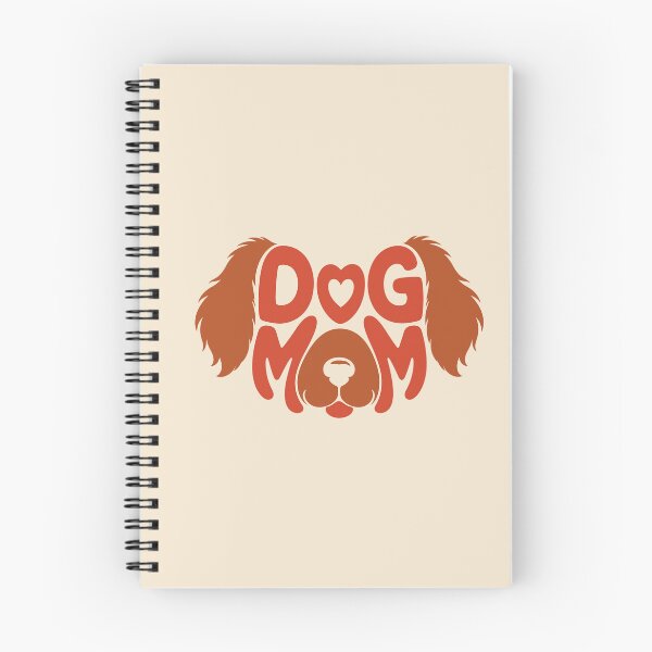 Item preview, Dog Mom - Ruby Cavalier King Charles Spaniel Typography designed and sold by Kaurisdigital.
