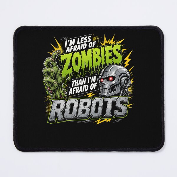 Item preview, Zombies vs Robots Funny Monster Comic Graphic designed and sold by Department61.