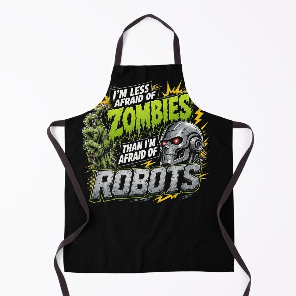 Item preview, Zombies vs Robots Funny Monster Comic Graphic designed and sold by Department61.