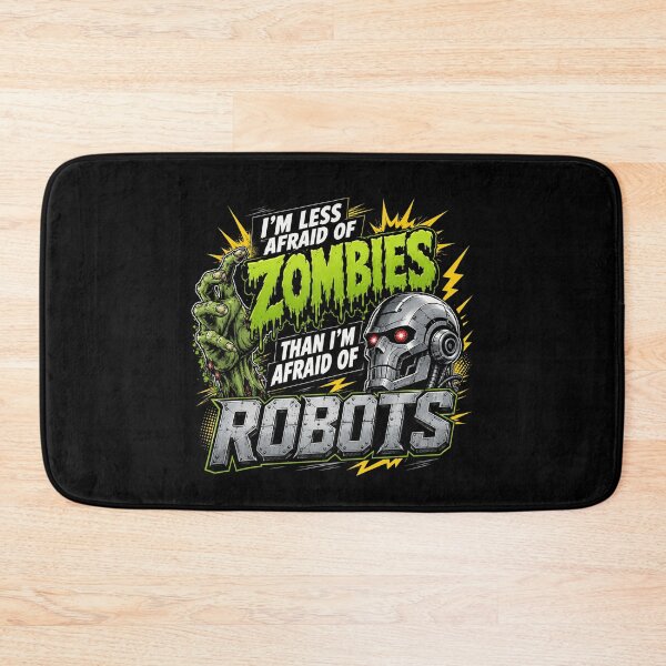 Item preview, Zombies vs Robots Funny Monster Comic Graphic designed and sold by Department61.