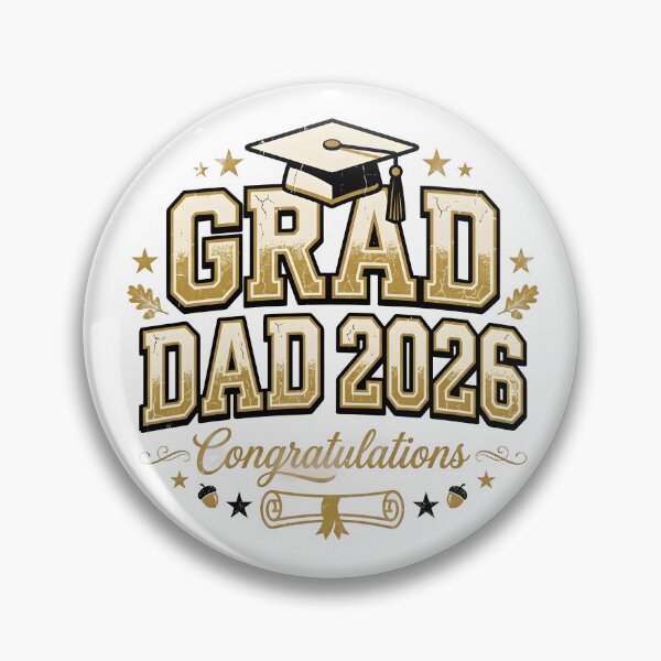 Item preview, Proud Grad Dad 2026 Congratulations Vintage Varsity designed and sold by drchzak.