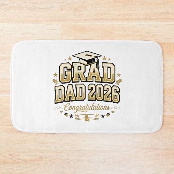 Item preview, Proud Grad Dad 2026 Congratulations Vintage Varsity designed and sold by drchzak.