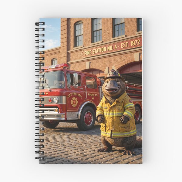 Item preview, Platypus Fire Chief designed and sold by Tridentulus.