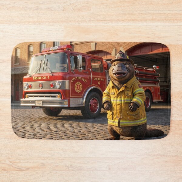 Item preview, Platypus Fire Chief designed and sold by Tridentulus.