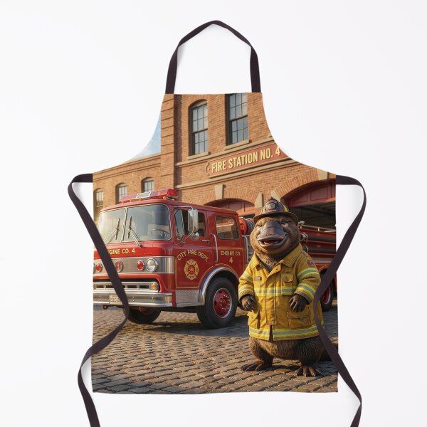 Item preview, Platypus Fire Chief designed and sold by Tridentulus.