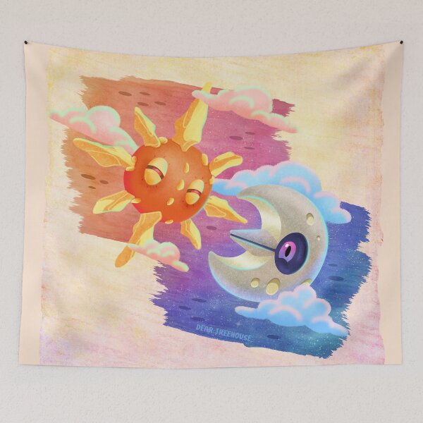Item preview, Sun and Moon designed and sold by -DearTreehouse-.
