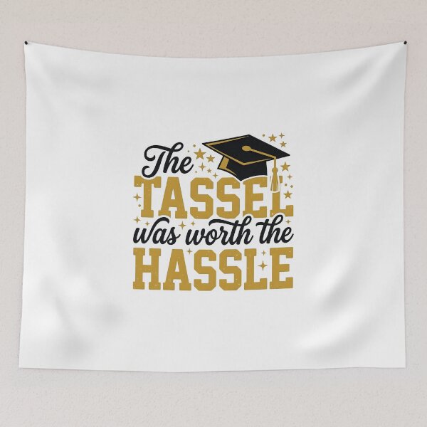 Item preview, The Tassel Was Worth The Hassle Funny Graduation designed and sold by drchzak.