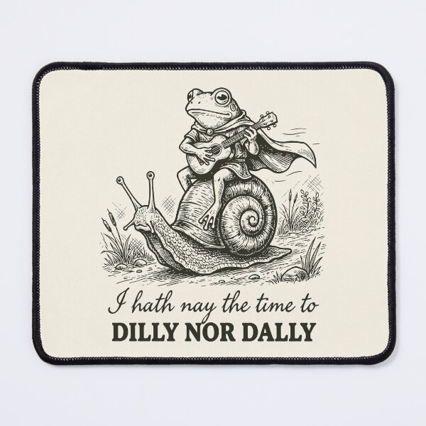 Item preview, Medieval Frog Ukulele Snail Rider Vintage Fantasy designed and sold by Y-Vibes.