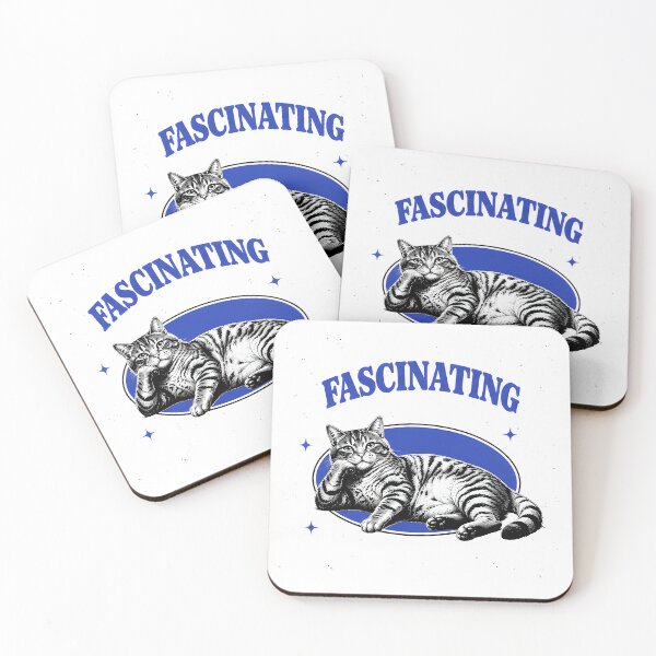 Item preview, Fascinating Cat Sarcastic Vintage Cat Graphic designed and sold by ChaoticCatIlust.