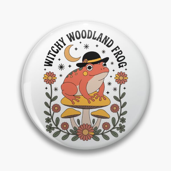 Item preview, Witchy Woodland Frog Cottage core designed and sold by DamenGphix.