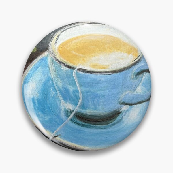 Item preview, Morning Tea – Original Still Life Oil Painting designed and sold by LaurenOliverArt.