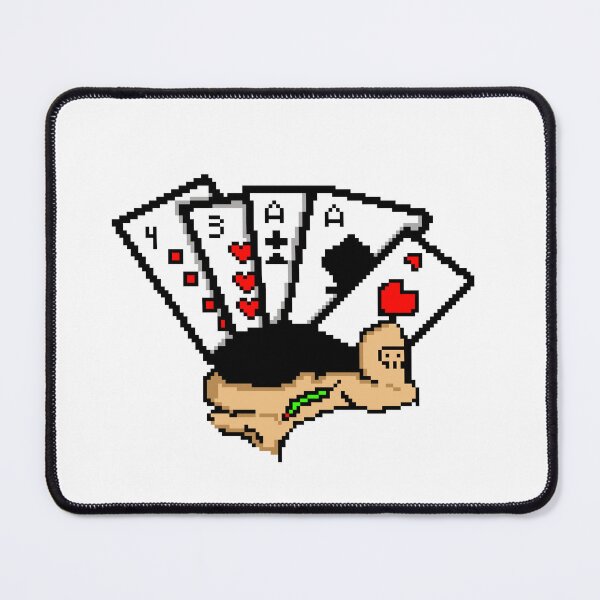 Item preview, Dead Mans Hand Zombie Poker Cards Pixel designed and sold by RetroRlx.