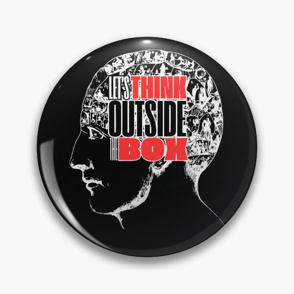 Item preview,  Let´s Think Outside the box - Creative Mindset (Black edition) designed and sold by PascoalSimoes.