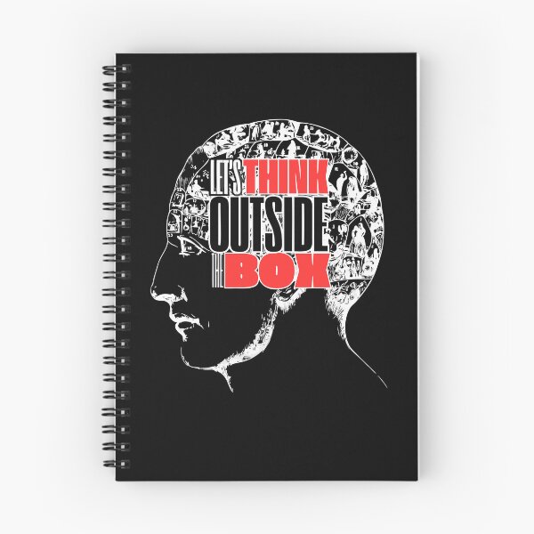 Item preview,  Let´s Think Outside the box - Creative Mindset (Black edition) designed and sold by PascoalSimoes.