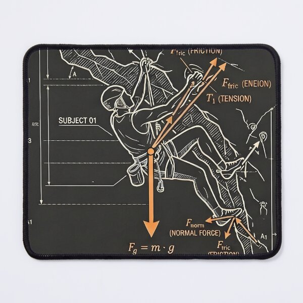 Item preview, The Gravity Vector Defying Physics Climbing Engineering Humor designed and sold by The Mechatronic Lab.