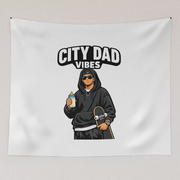 Item preview, Skater Dad Cool Fatherhood Skateboarding Father's Day designed and sold by DREAMBURN™.