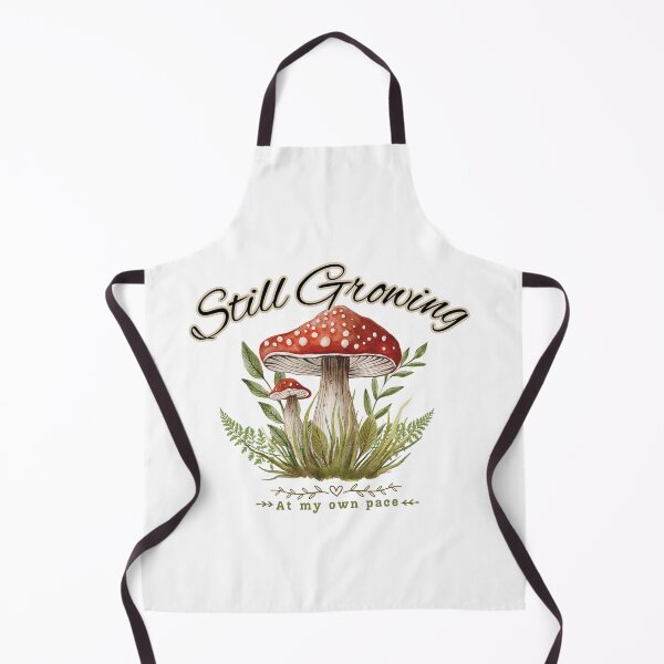 Item preview, Still Growing At My Own Pace Cottagecore Mushroom designed and sold by MidNiteFB.