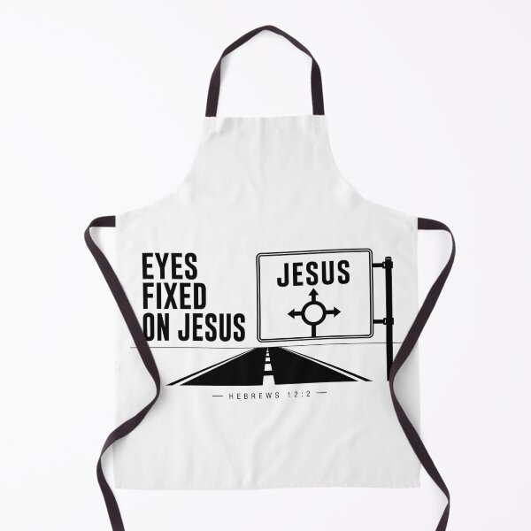 Item preview, Eyes fixed on Jesus - Minimalist Christian Streetwear Design – Hebrews 12:2 designed and sold by ByJeffro.