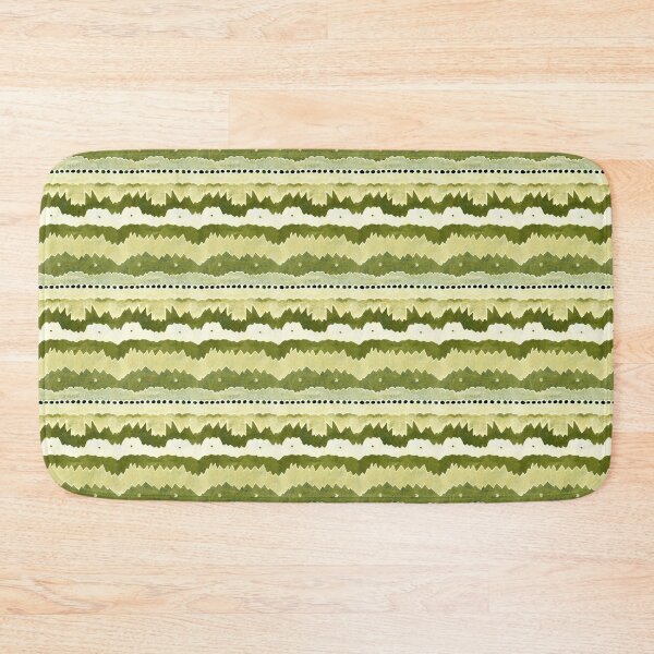 Item preview, Southern Green Carpet Moth wing pattern in Green designed and sold by DogwoodDesign.
