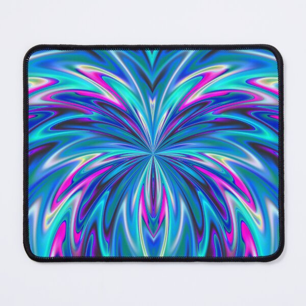 Item preview, Abstract Fractal Butterfly 26 (Blue, Teal, Pink) designed and sold by SXW Designs.