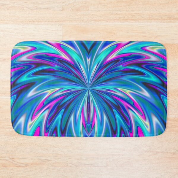 Item preview, Abstract Fractal Butterfly 26 (Blue, Teal, Pink) designed and sold by SXW Designs.