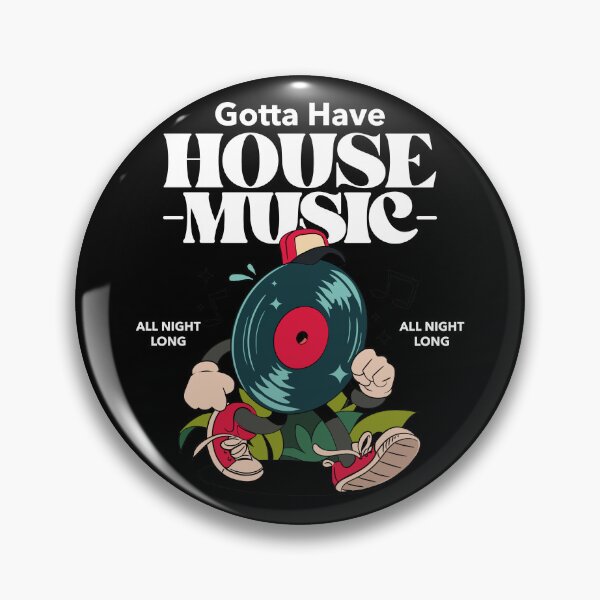 Item preview, HOUSE MUSIC - Groovy Vinyl Guy (White)  designed and sold by Discothreadz.