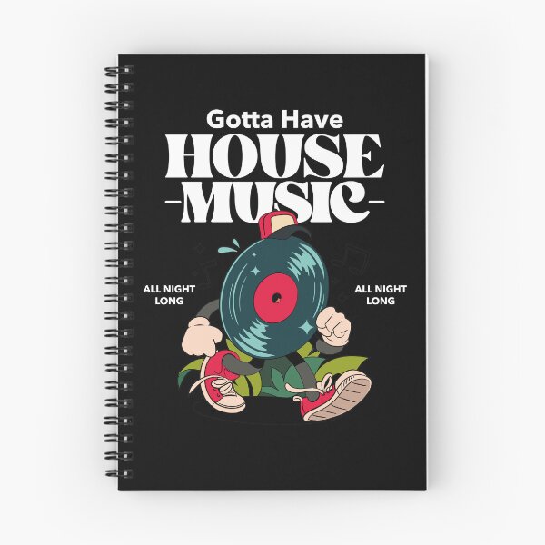 Item preview, HOUSE MUSIC - Groovy Vinyl Guy (White)  designed and sold by Discothreadz.