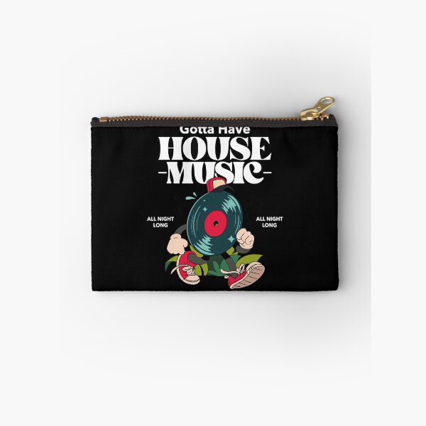 Item preview, HOUSE MUSIC - Groovy Vinyl Guy (White)  designed and sold by Discothreadz.