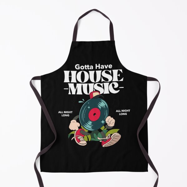 Item preview, HOUSE MUSIC - Groovy Vinyl Guy (White)  designed and sold by Discothreadz.