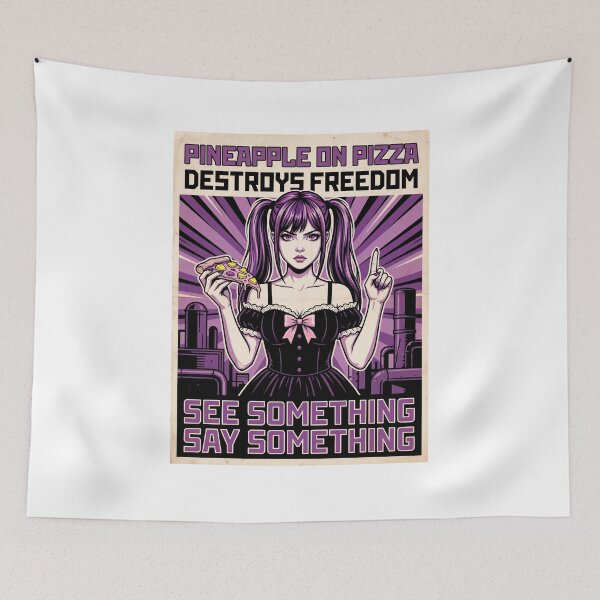 Item preview, Pineapple on Pizza Destroys Freedom designed and sold by accu-arts.