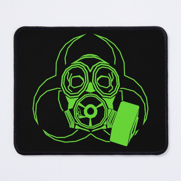 Item preview, Biohazard Gas Mask Skull - Toxic Neon Vector Art designed and sold by Neon_Ronin.