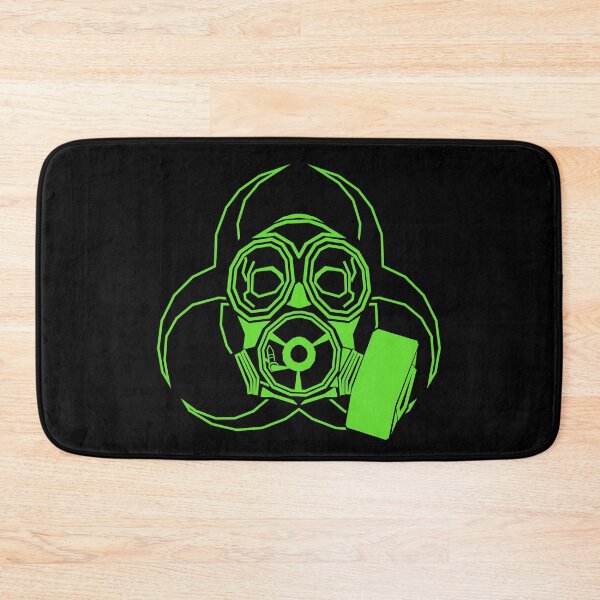Item preview, Biohazard Gas Mask Skull - Toxic Neon Vector Art designed and sold by Neon_Ronin.