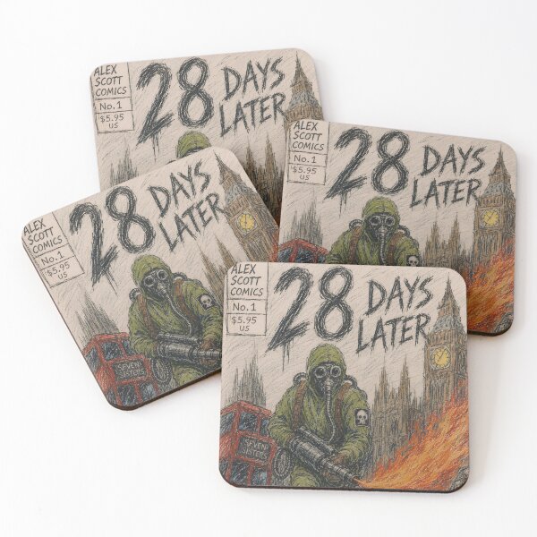 Item preview, 28 DAYS LATER FLAMETROOPER SEVEN SISTERS CONCEPT COMIC COVER DOODLE designed and sold by Campbell0395.