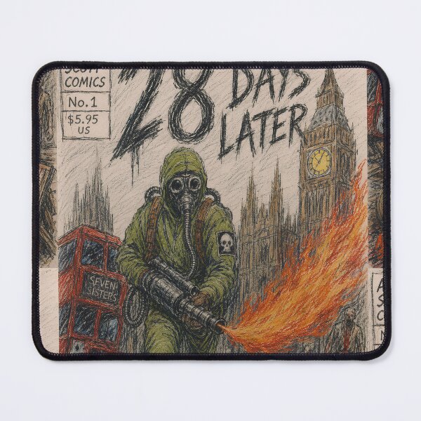 Item preview, 28 DAYS LATER FLAMETROOPER SEVEN SISTERS CONCEPT COMIC COVER DOODLE designed and sold by Campbell0395.