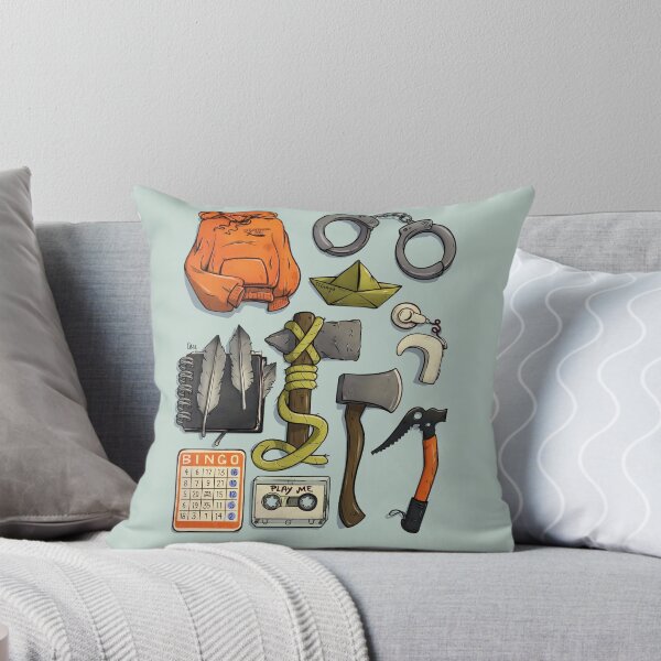 Item preview, Iconic Horror Movie Objects Flatlay designed and sold by DesignedByCece.