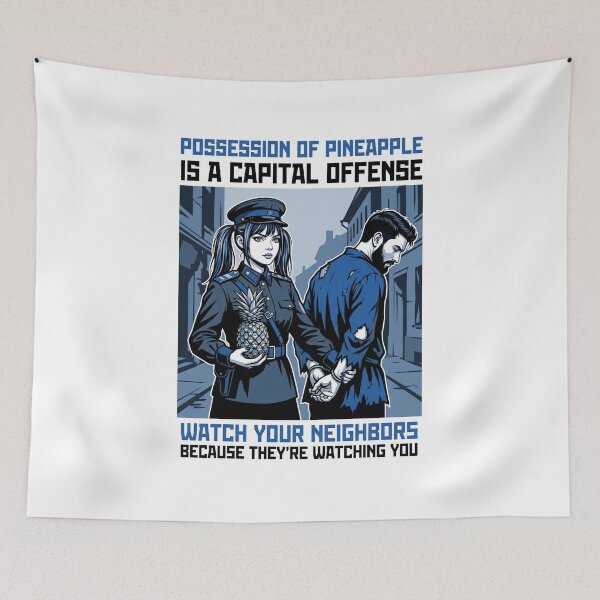 Item preview, Possession of Pineapple is a Capital Offense designed and sold by accu-arts.