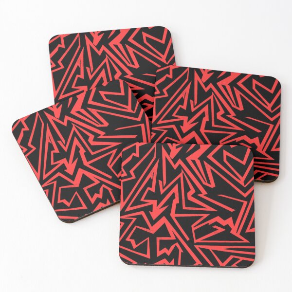 Item preview, red pattern designed and sold by pksart1.