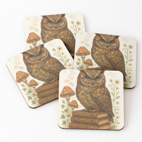 Item preview, Library Owl Antique Books designed and sold by OnePercent992.