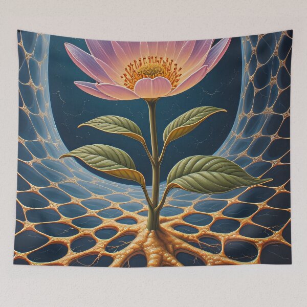Item preview, Growing spirit in a mystical network designed and sold by Mianku | Für das Leben.