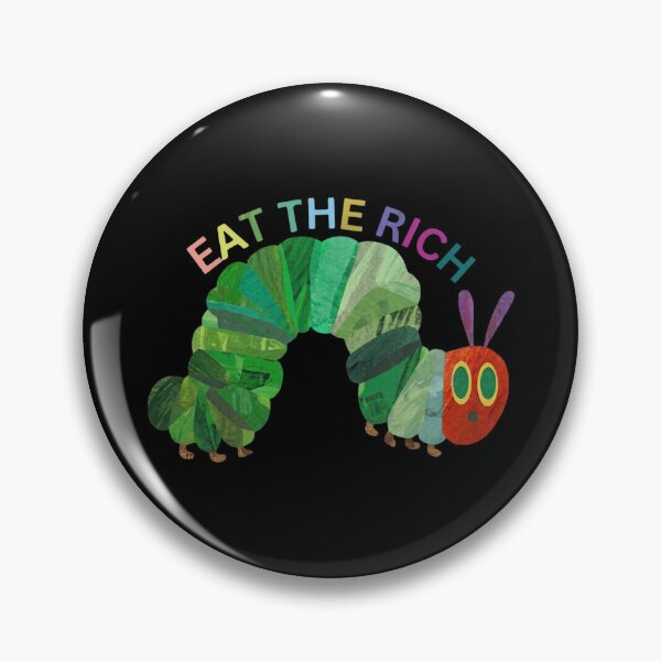 Item preview, Eat The Rich Hungry Caterpillar Retro Aesthetic designed and sold by Grace-Cop.