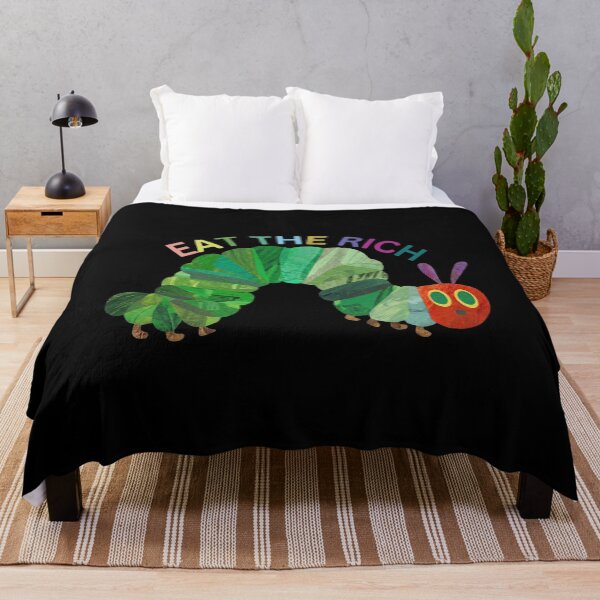 Item preview, Eat The Rich Hungry Caterpillar Retro Aesthetic designed and sold by Grace-Cop.