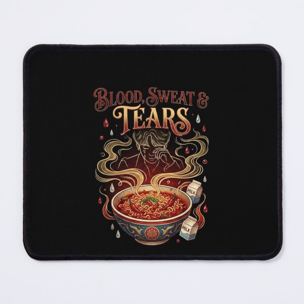 Item preview, Tears, Sweat & Ramyun Tee – Funny Spicy Korean Noodle Shirt for K-Food Lovers designed and sold by SunAndJune.