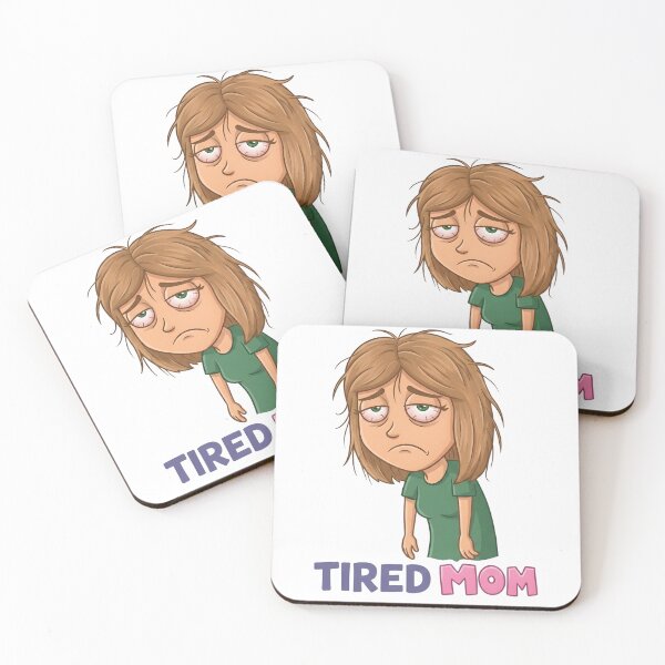 Item preview, Tired Mom designed and sold by Murvel-Ink.