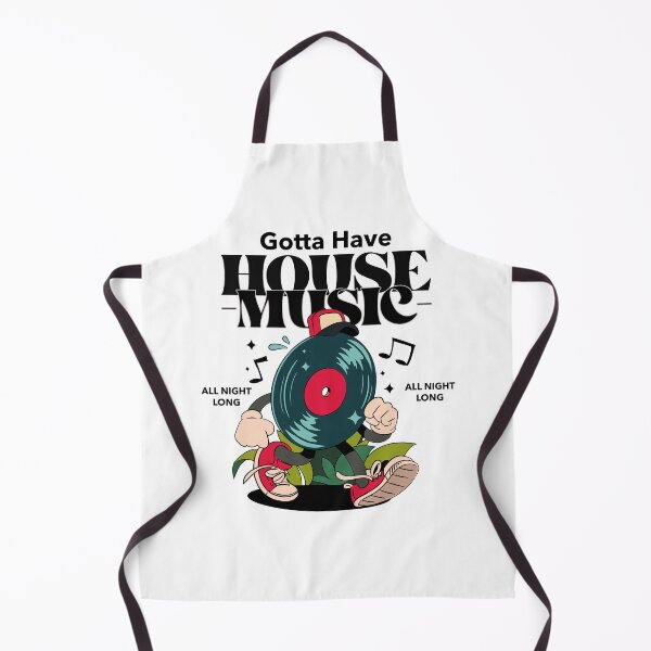 Item preview, HOUSE MUSIC - Groovy Vinyl Guy (Black)  designed and sold by Discothreadz.