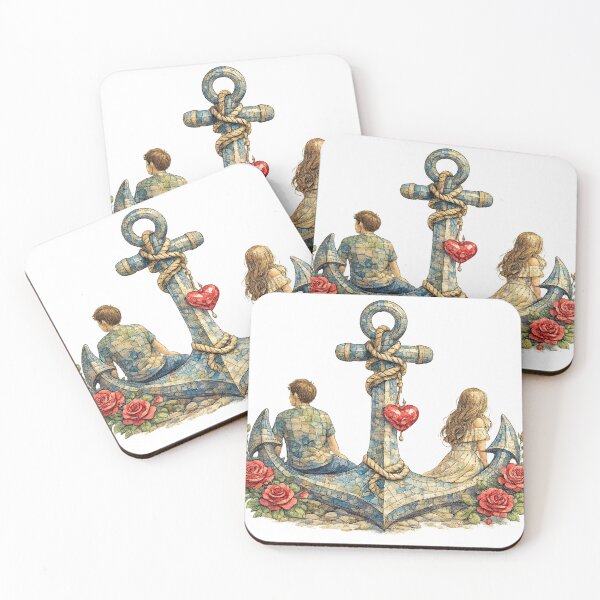 Item preview, Anchor of Love Mosaic designed and sold by OnePercent992.