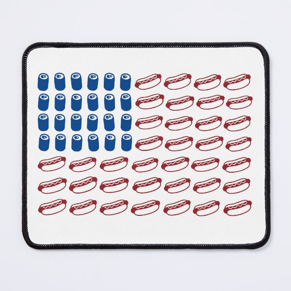 Item preview, Hotdog Bear USA Flag Funny 4th of July Hot Dog American Flag BBQ Party Patriotic Food Cookout designed and sold by gunaone-design.